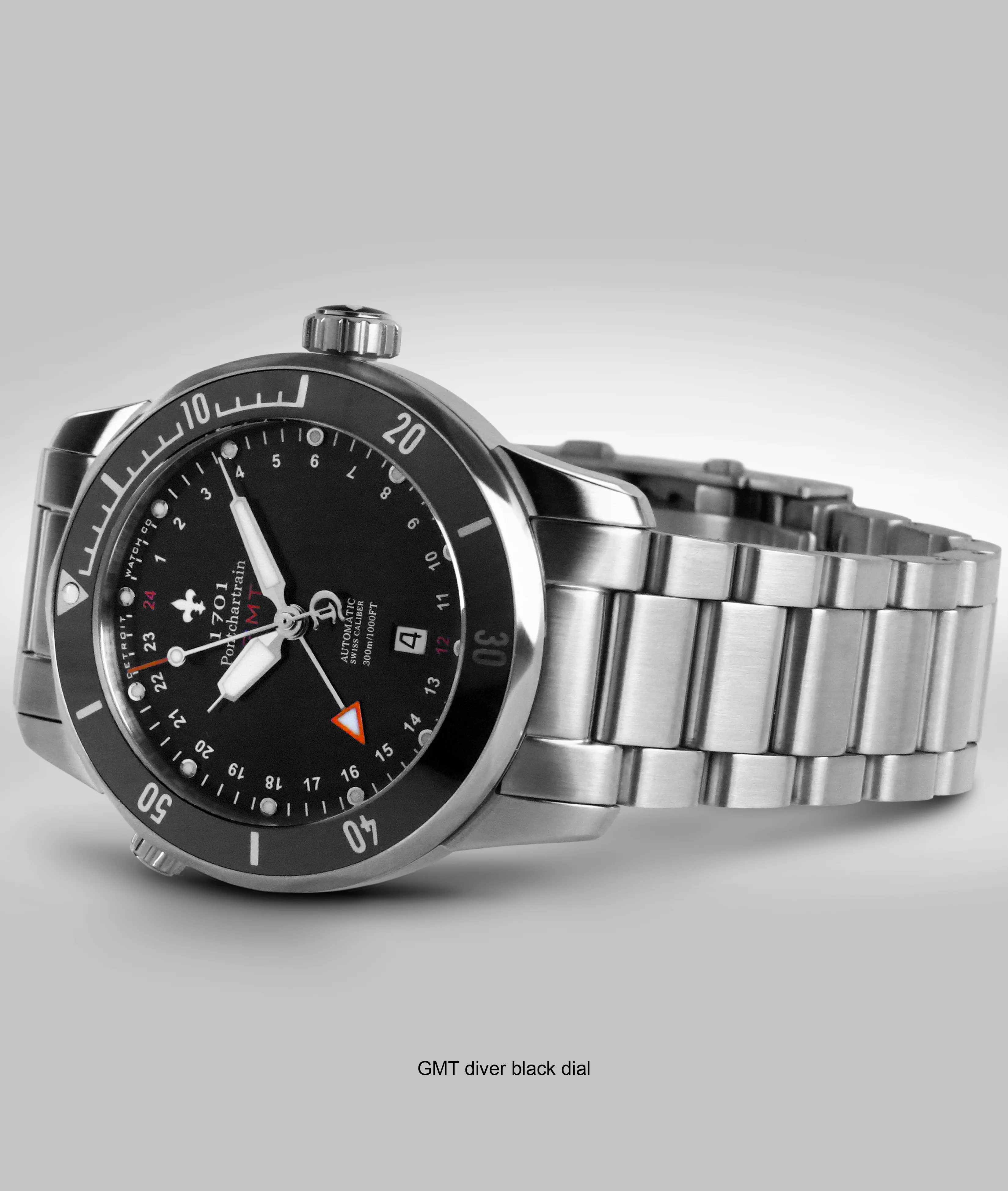 43mm 1701 PontchartrainÂ® Great Lakes Edition GMT Diver thumbnail 2