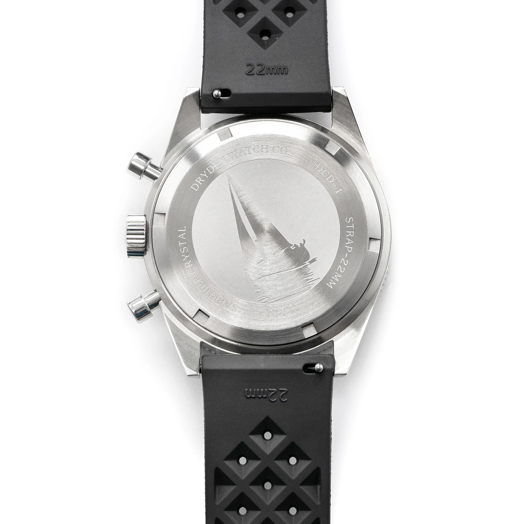 Dryden Chrono Diver Series 1 - Black Modern Reverse Panda