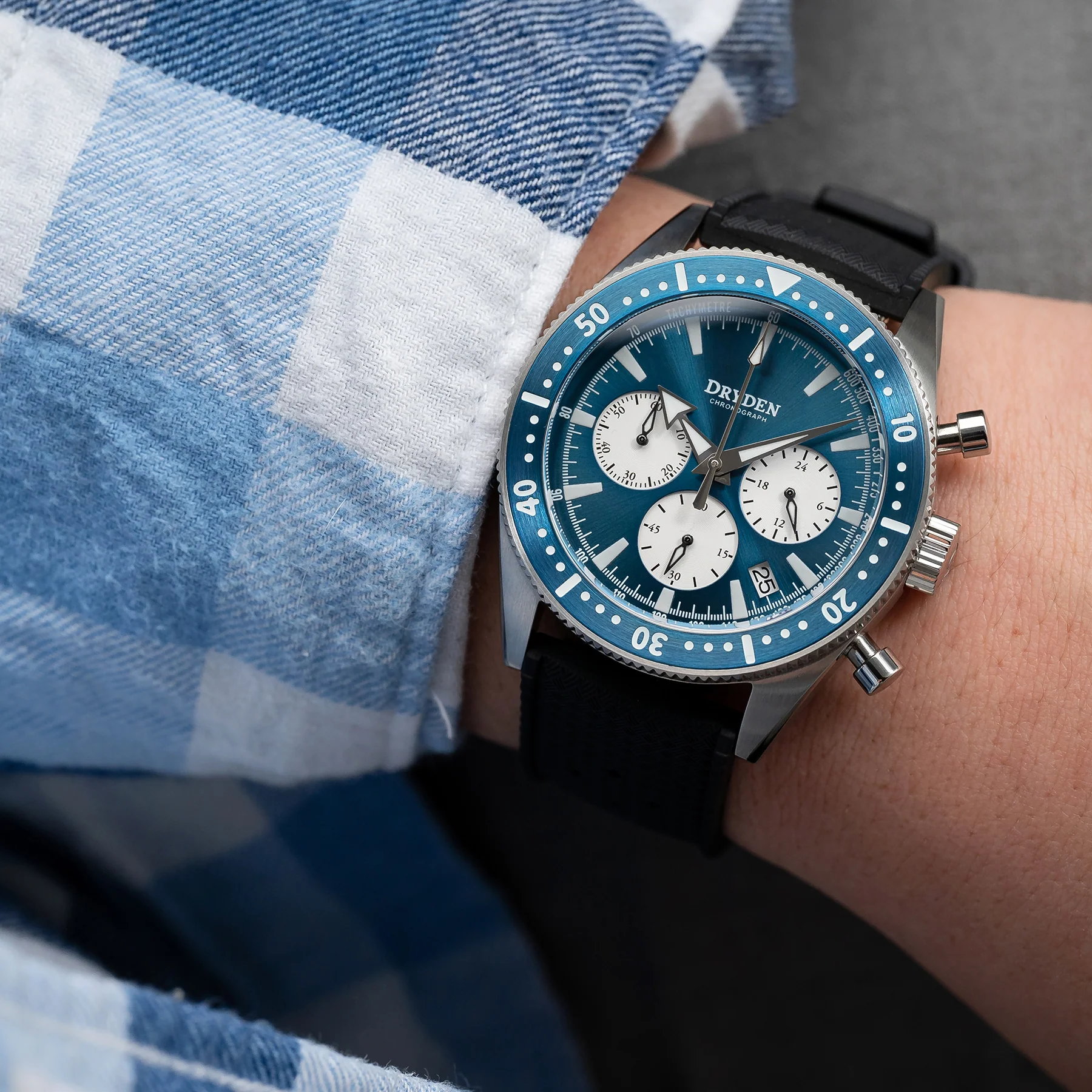 Dryden Chrono Diver Series 1 - Blue Modern thumbnail 2