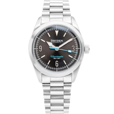Dryden Heartlander 38mm Automatic Field Watch - Gunmetal Gray thumbnail 2