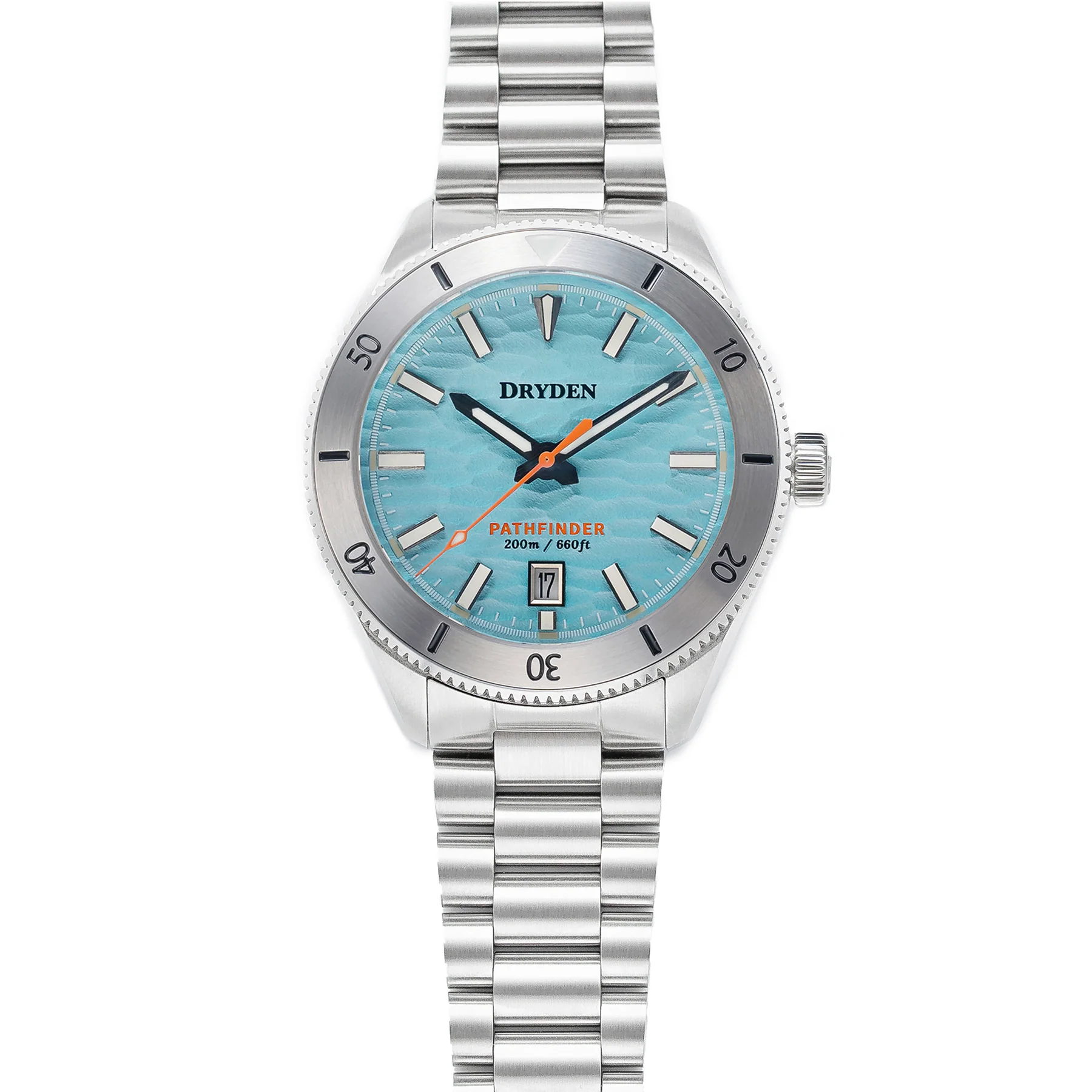 Dryden Pathfinder 41mm Automatic Dive Watch - Caribbean Blue thumbnail 2