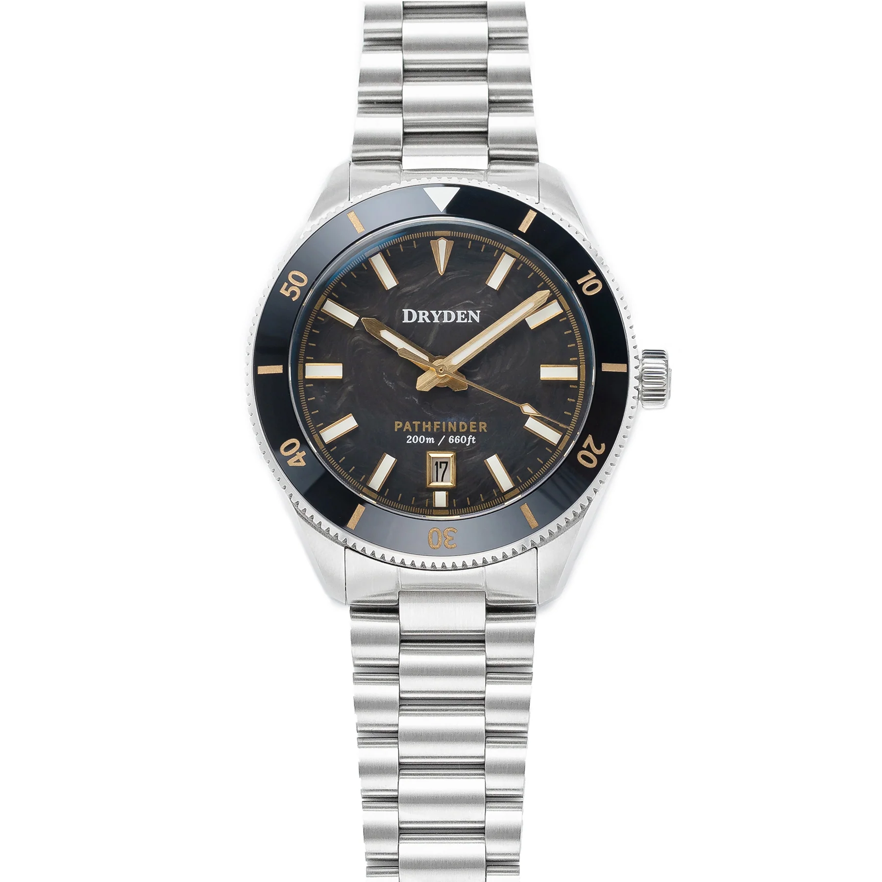 Dryden Pathfinder 41mm Automatic Dive Watch - Forged Carbon thumbnail 2