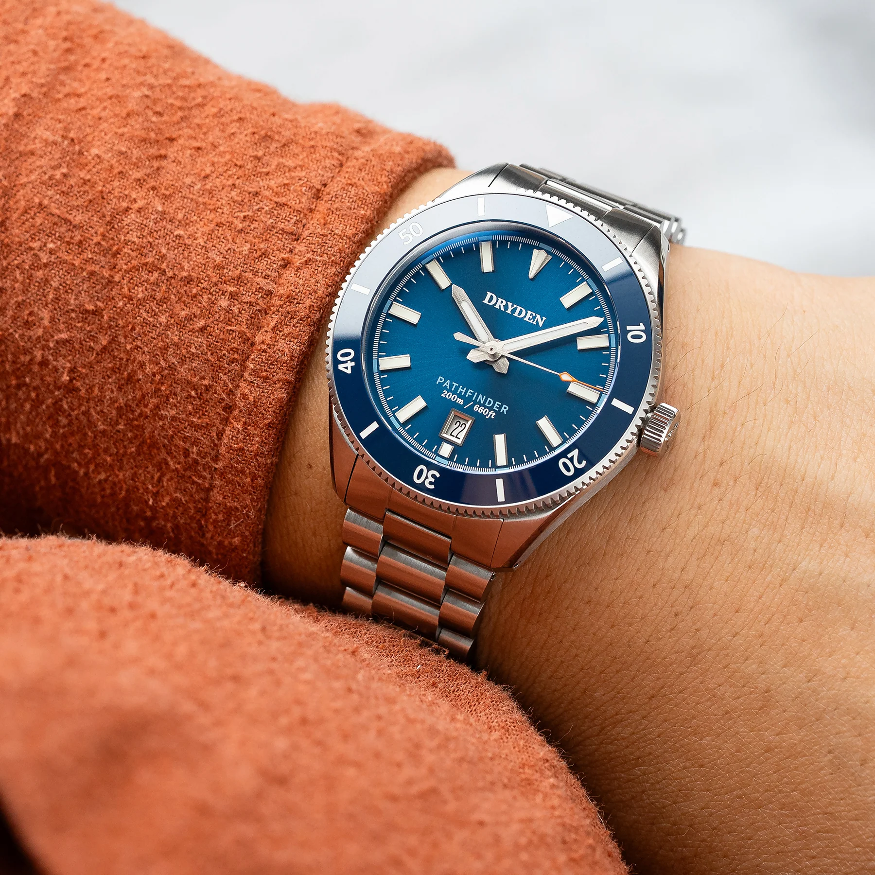 Dryden Pathfinder 41mm Automatic Dive Watch - Midnight Blue thumbnail 2