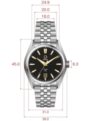 ASCENT HAQ 39 Black Gilt