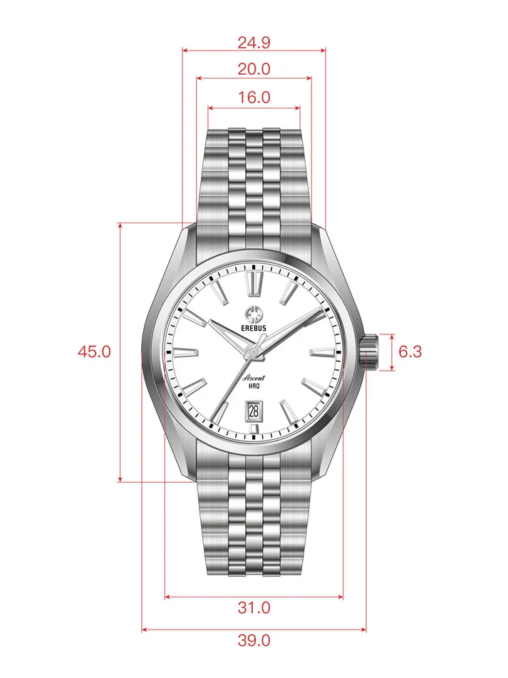 ASCENT HAQ 39 White Enamel