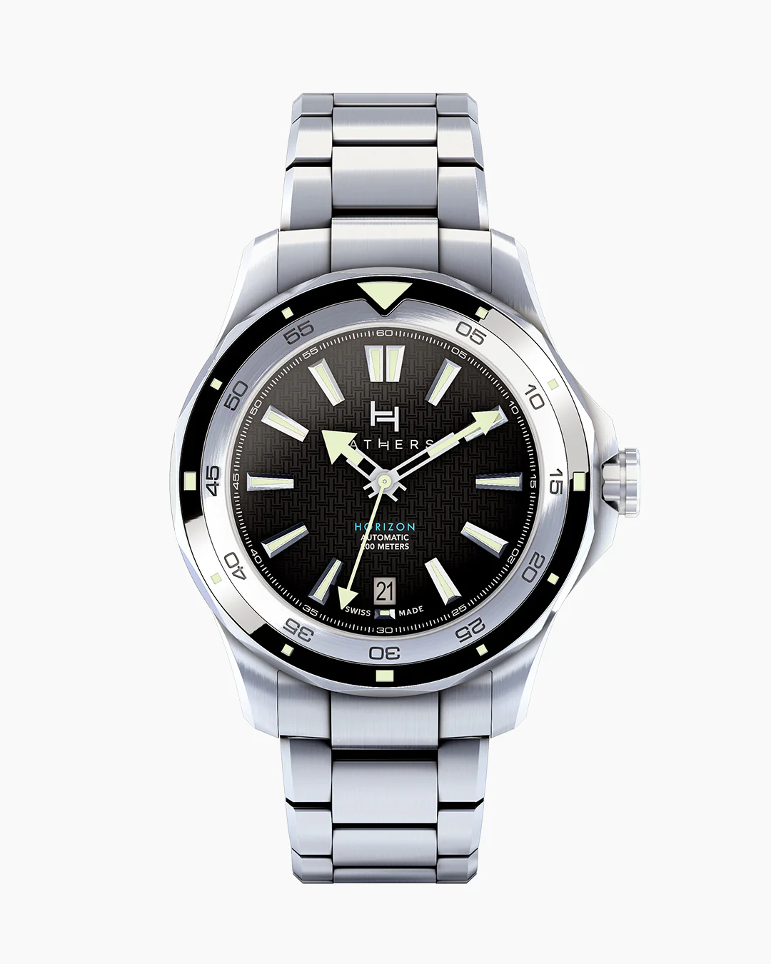 Fathers Eternal Legacy  Swiss Made Automatic Diver Watch  Black 40 mm thumbnail 2