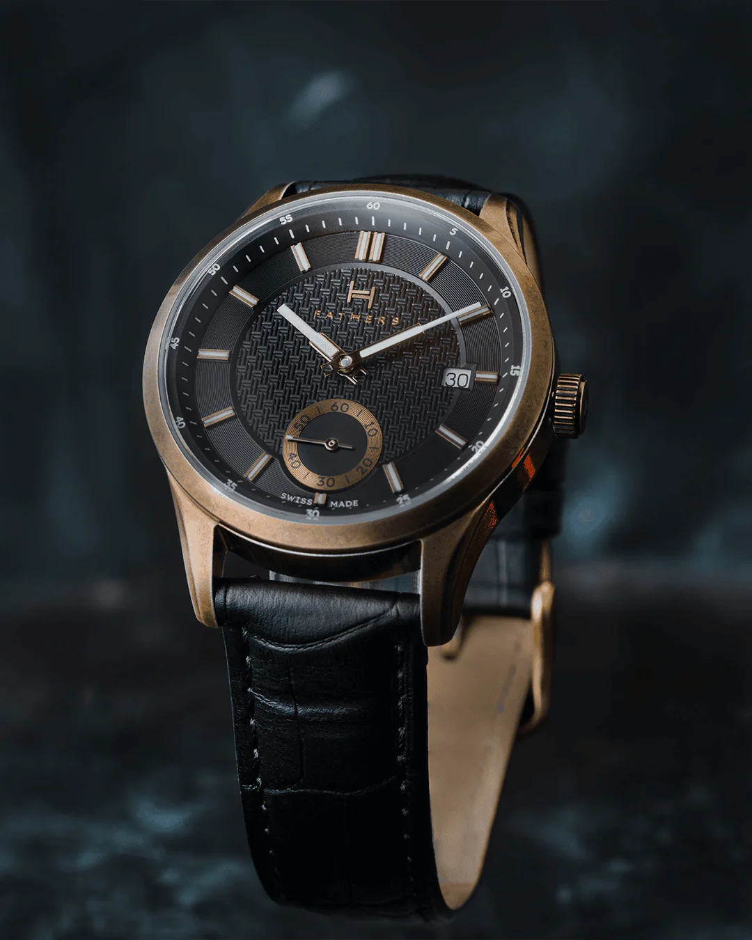 Fathers Memoria - Orologio Small Seconds Automatico Swiss Made - Bronzo 38mm thumbnail 4