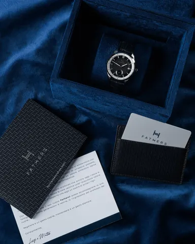 Fathers Nexus - Orologio Small Seconds Automatico Swiss Made - Blu notte 38mm