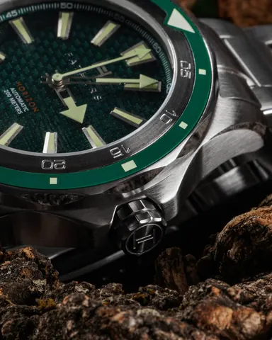 Fathers Outdoor Adventure  Orologio Diver Automatico Swiss Made  Verde 40 mm