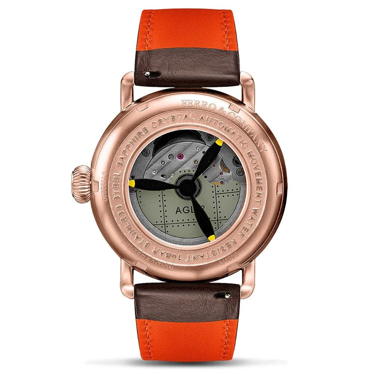 AGL 2 Automatic Blue / Rose Gold
