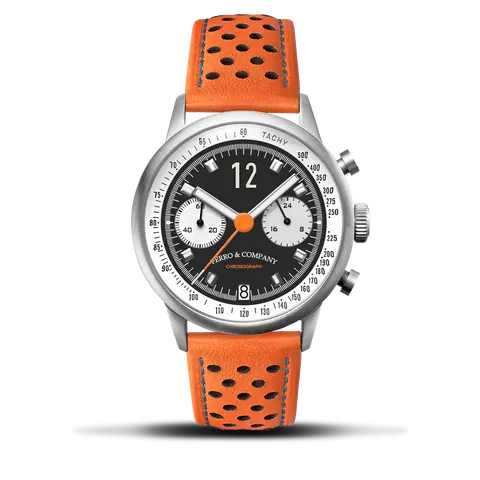 Race Master Chronograph BLACK / ORANGE STR