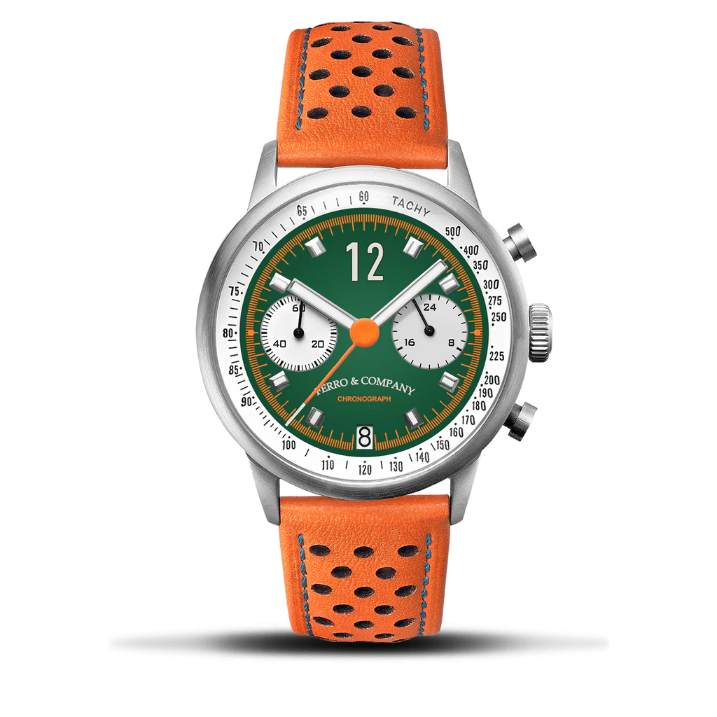 Race Master Chronograph GREEN / ORANGE STR thumbnail 2