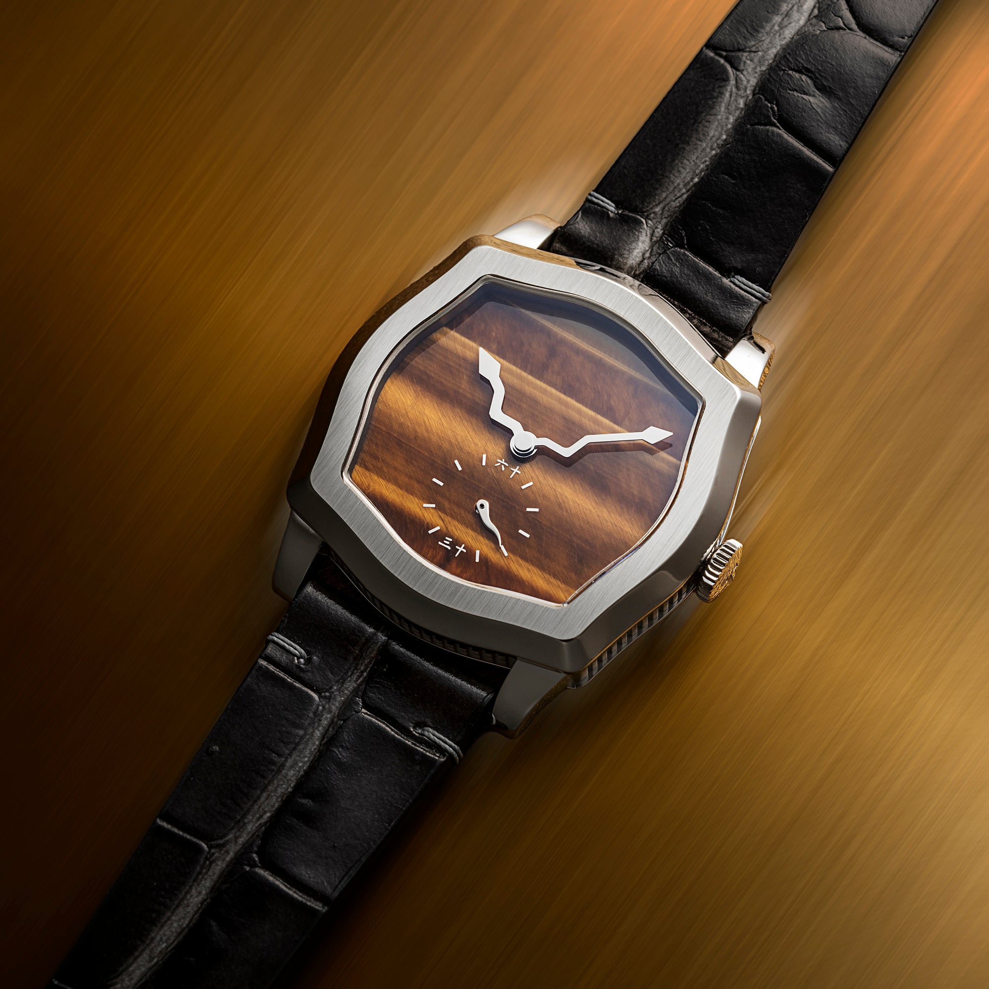 Feynman Q - Tiger's Eye Steel thumbnail 2