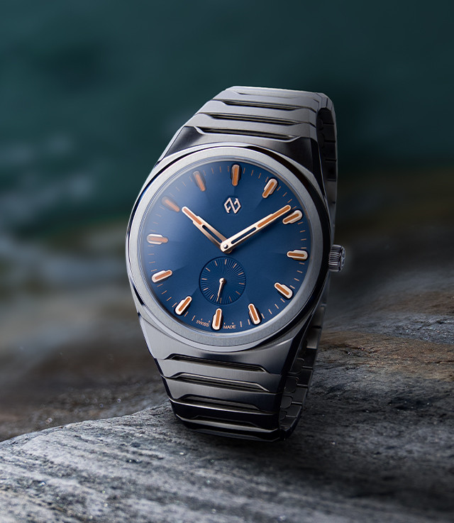Automatic Manufacture Chronometer Denso Blue 40 mm thumbnail 3