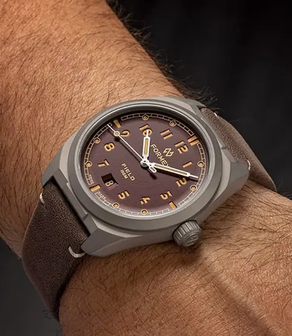 Automatic Mahogany Red 40 MM