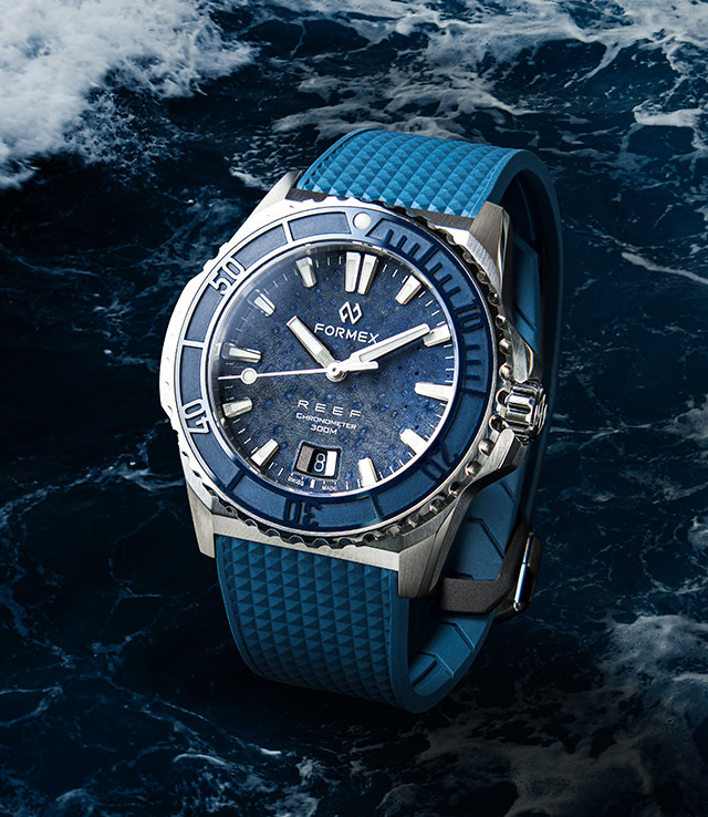 Automatic COSC 300M "Blue Coral - Edition Spéciale" 39.5 mm for Ocarat thumbnail 3