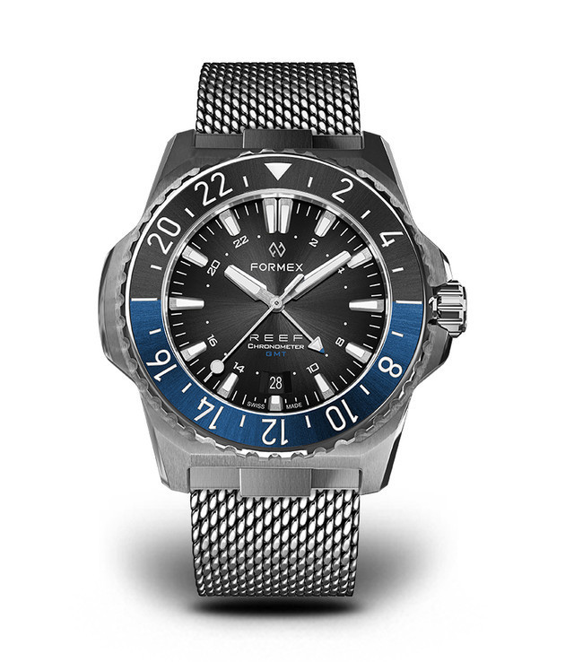 AUTOMATIC GMT COSC 300M BLACK/BLUE 42 MM thumbnail 3