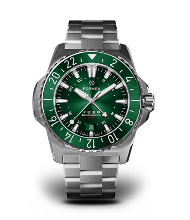 AUTOMATIC GMT COSC 300M GREEN 42 MM thumbnail 3