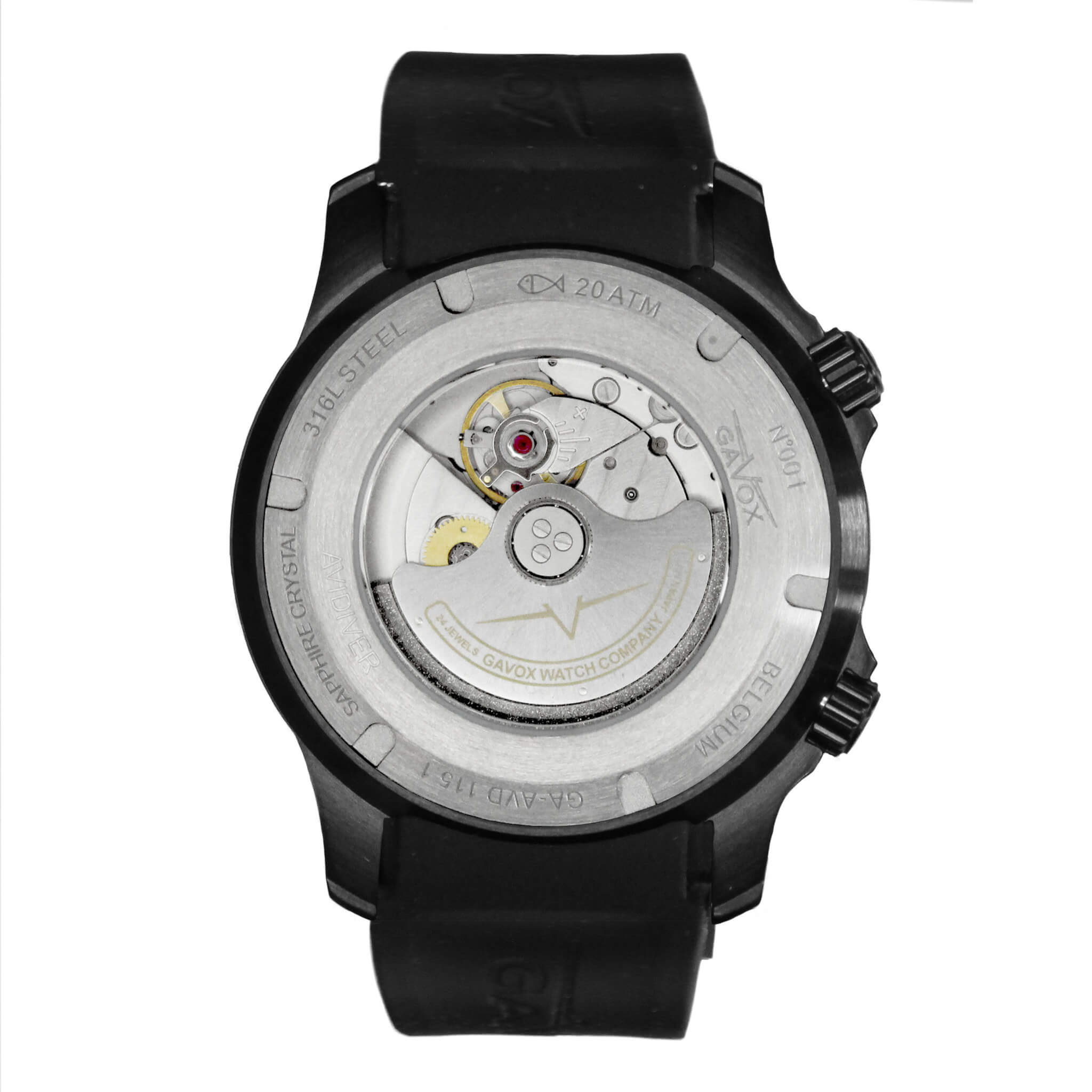 1111km/h Gavox AviDiver (Black PVD) thumbnail 2
