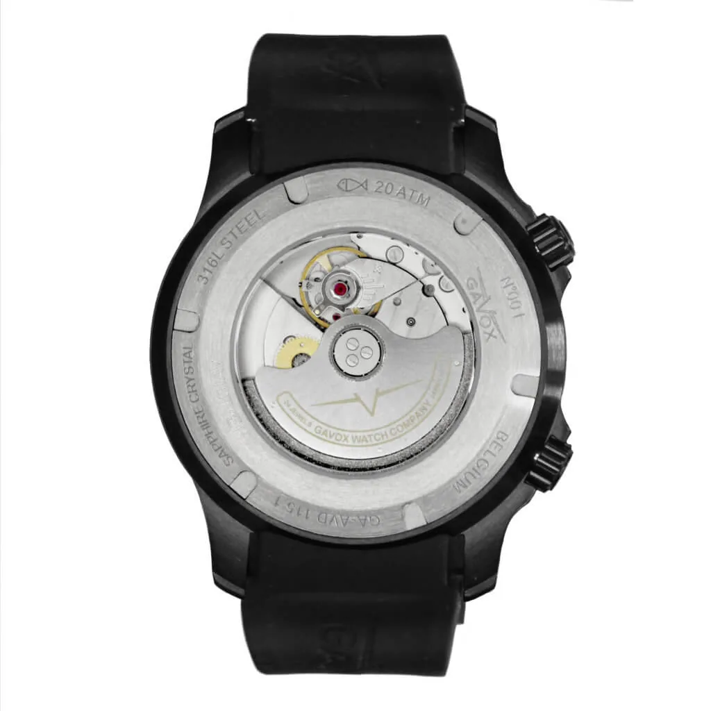 1111km/h Gavox AviDiver (Black PVD) selected view