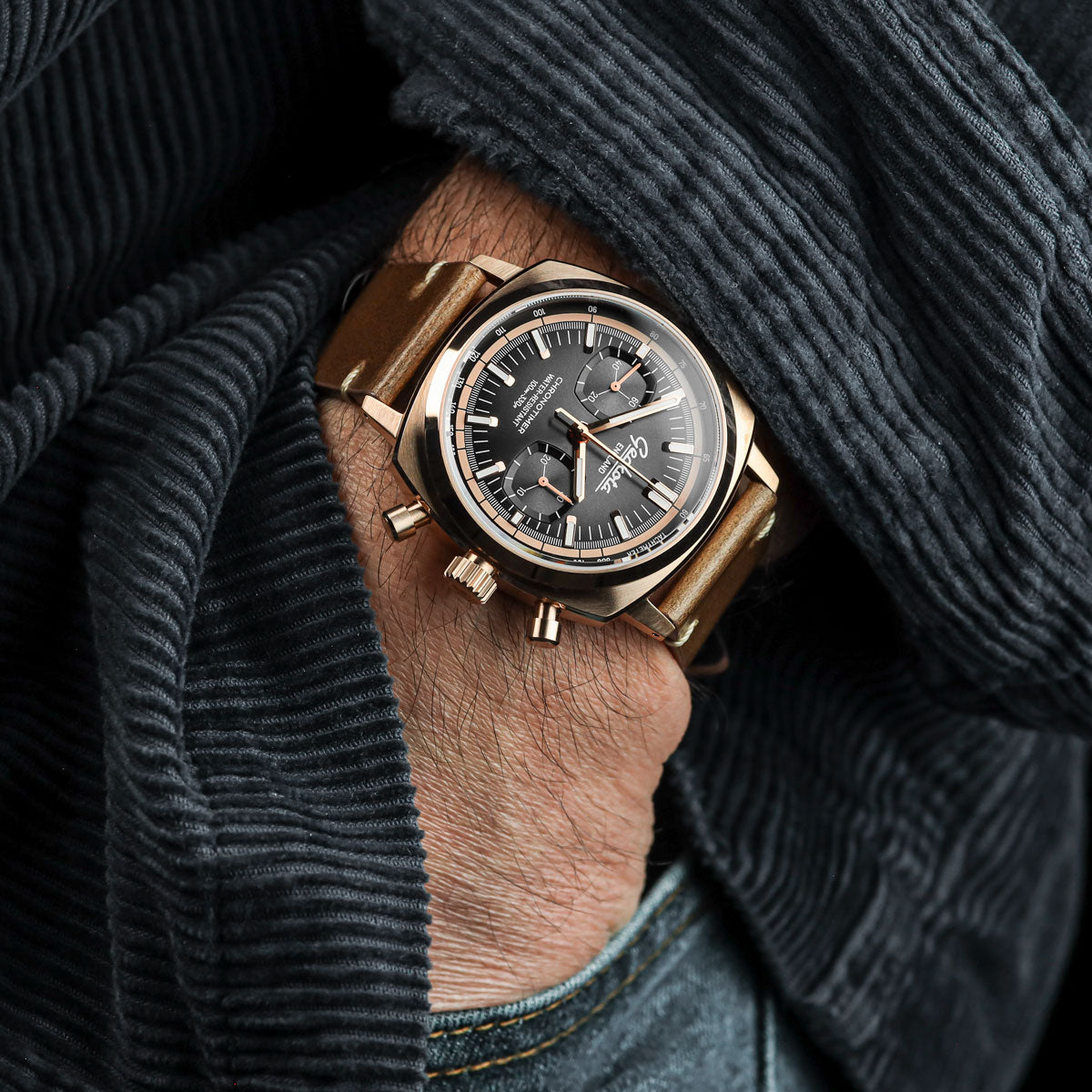 Classic Chronotimer Watch Grey Wolf thumbnail 2