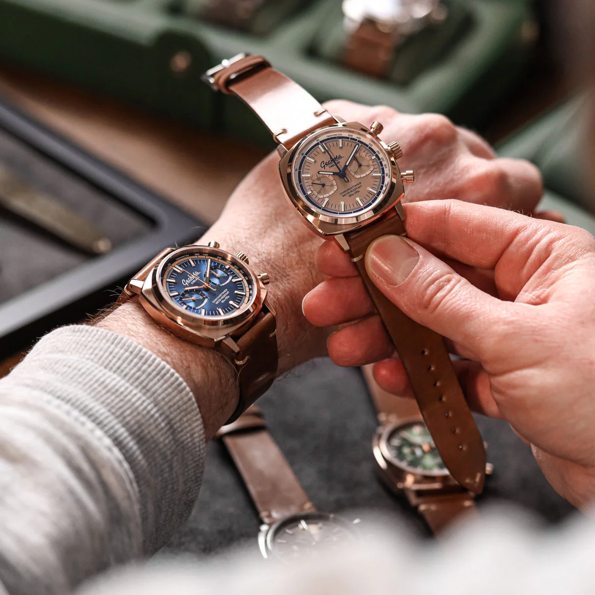 Classic Chronotimer Watch Grey Wolf thumbnail 2