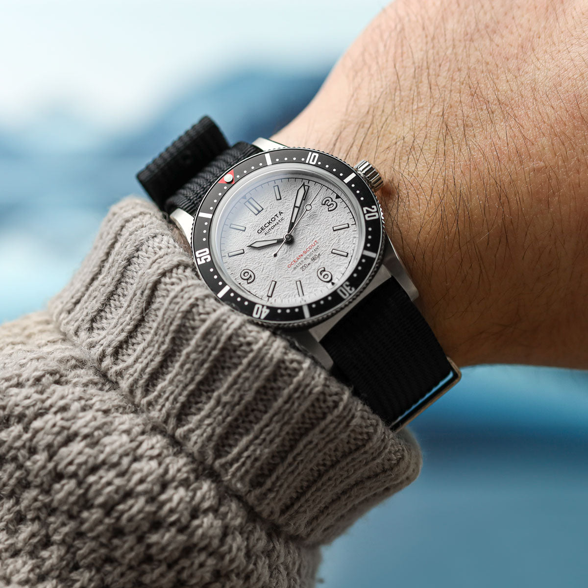 Ocean-Scout Dive Watch Ice White thumbnail 3
