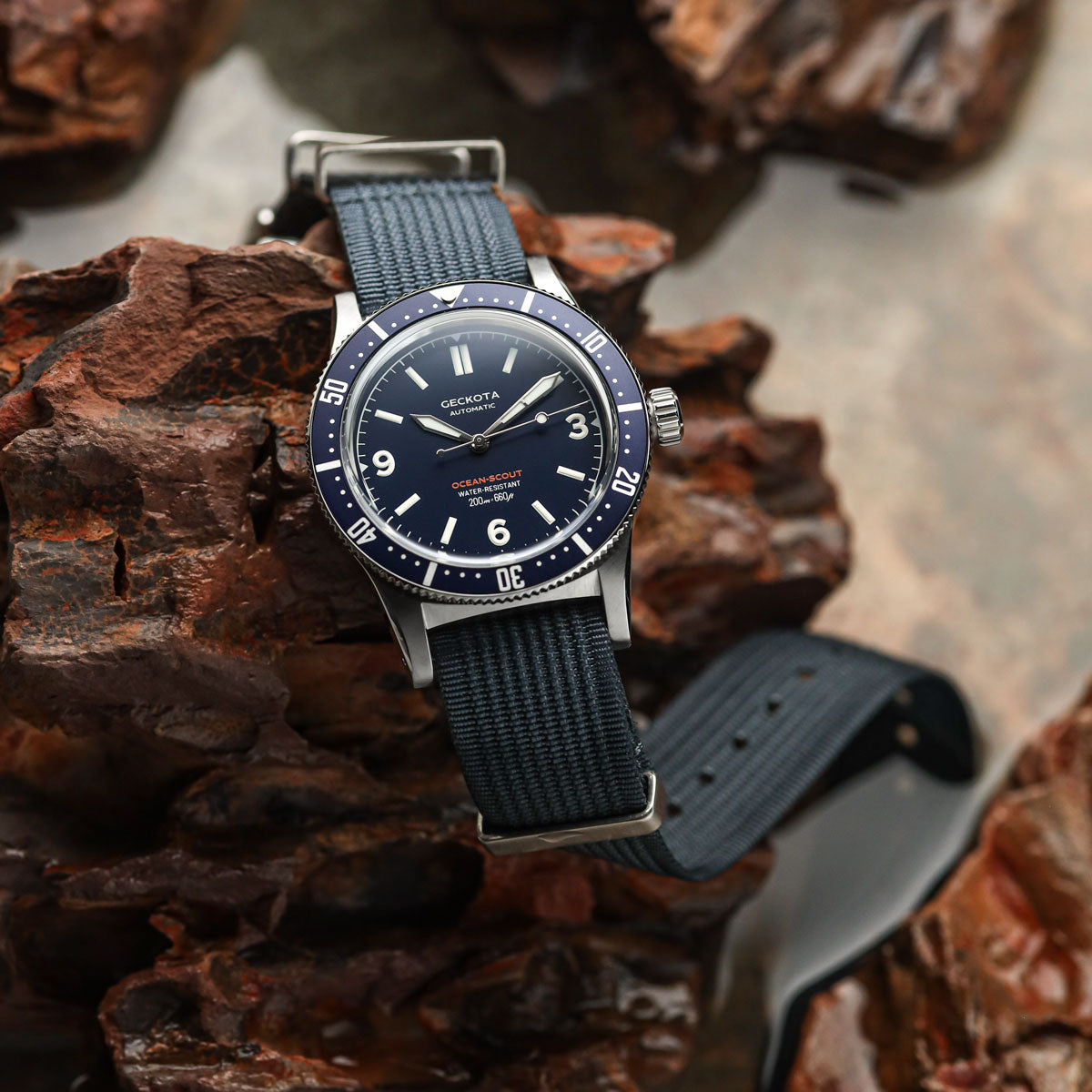 Ocean-Scout Dive Watch Royal Blue thumbnail 2