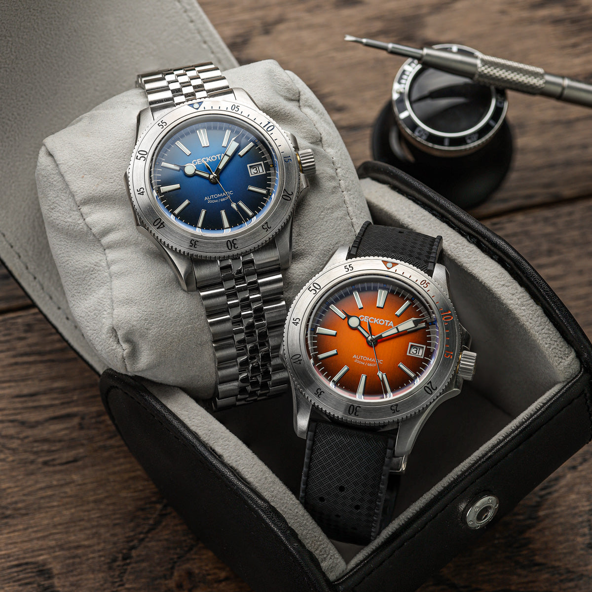 Sea-Hunter Dive Watch Marine Blue Steel Edition thumbnail 3