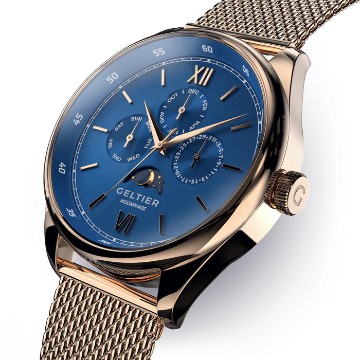 CRESCENT - Classic Blue Gold Steel thumbnail 2