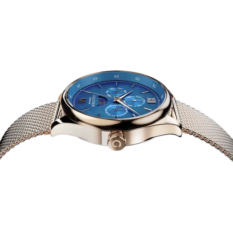 CRESCENT - Classic Blue Gold Steel