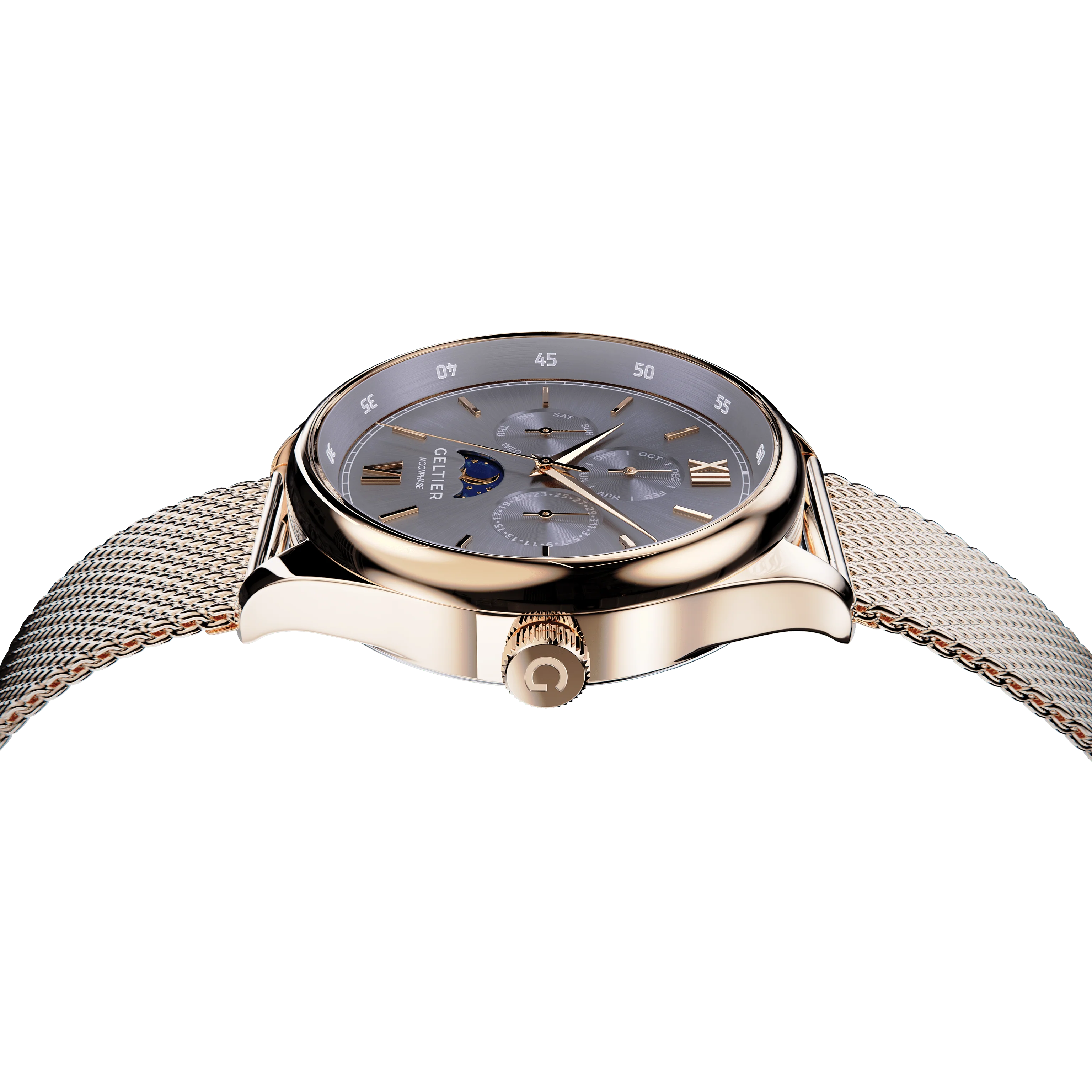 CRESCENT - Cool Gray Gold Steel