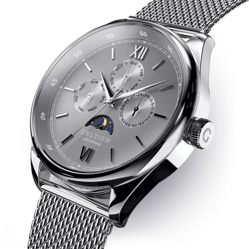CRESCENT - Cool Gray Silver Steel thumbnail 2