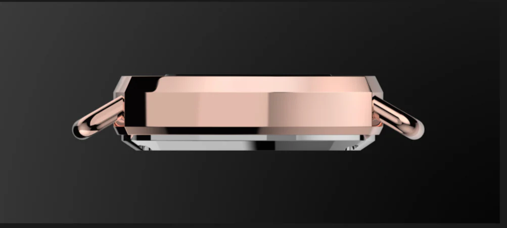 Geo Retro Future LED Digital Rose Gold Watch thumbnail 4