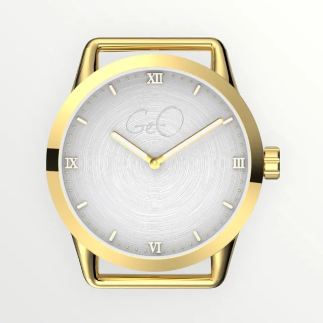 Geo Bio Bay Two Tone Gold Watch
