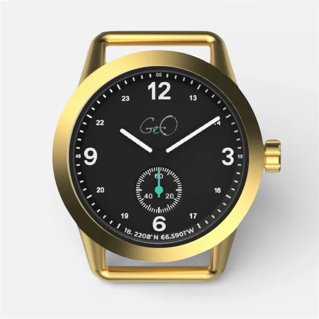 Geo Campo Guanin Lumed Watch - 39mm - Gold
