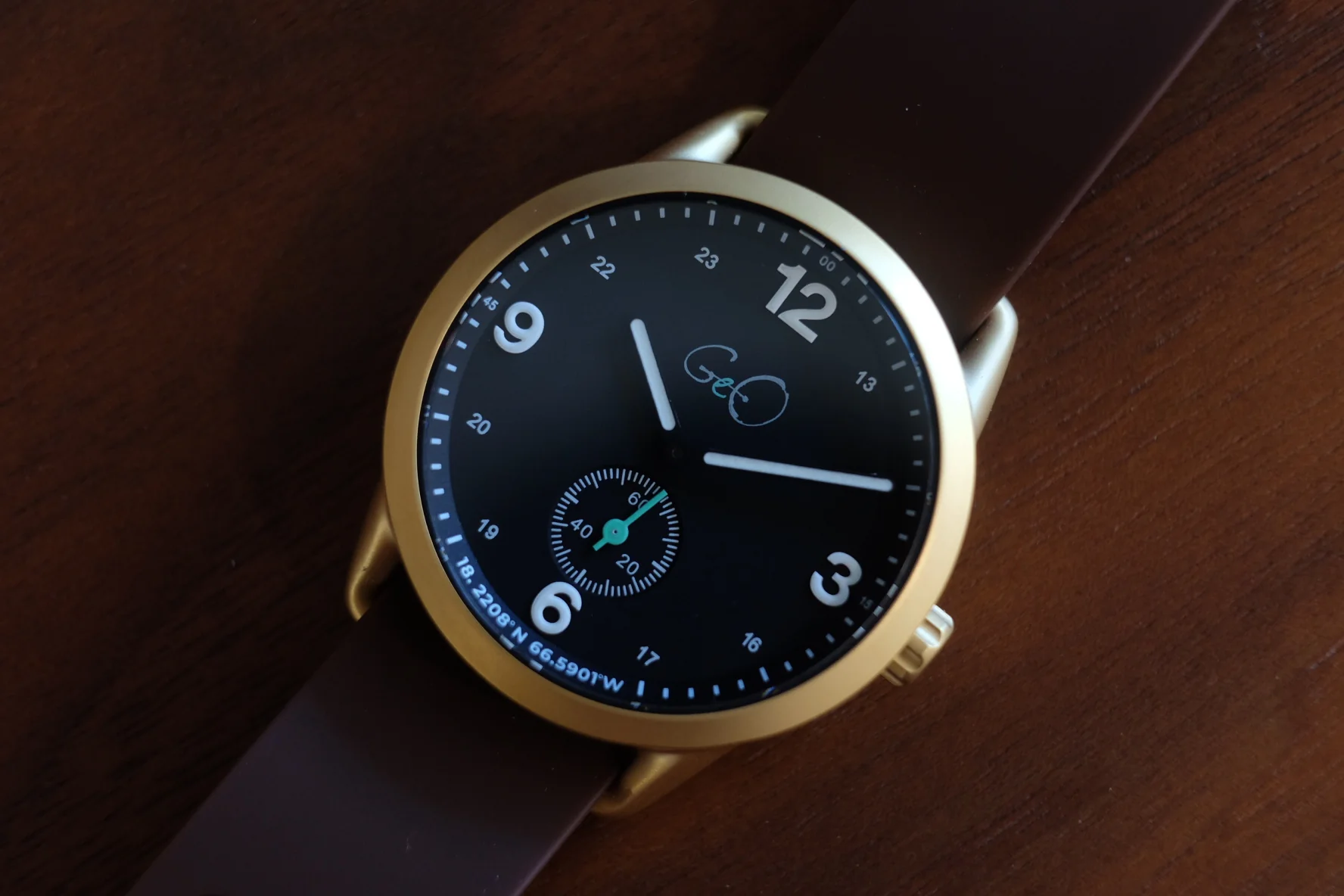 Geo Campo Guanin Lumed Watch - 39mm - Gold thumbnail 2