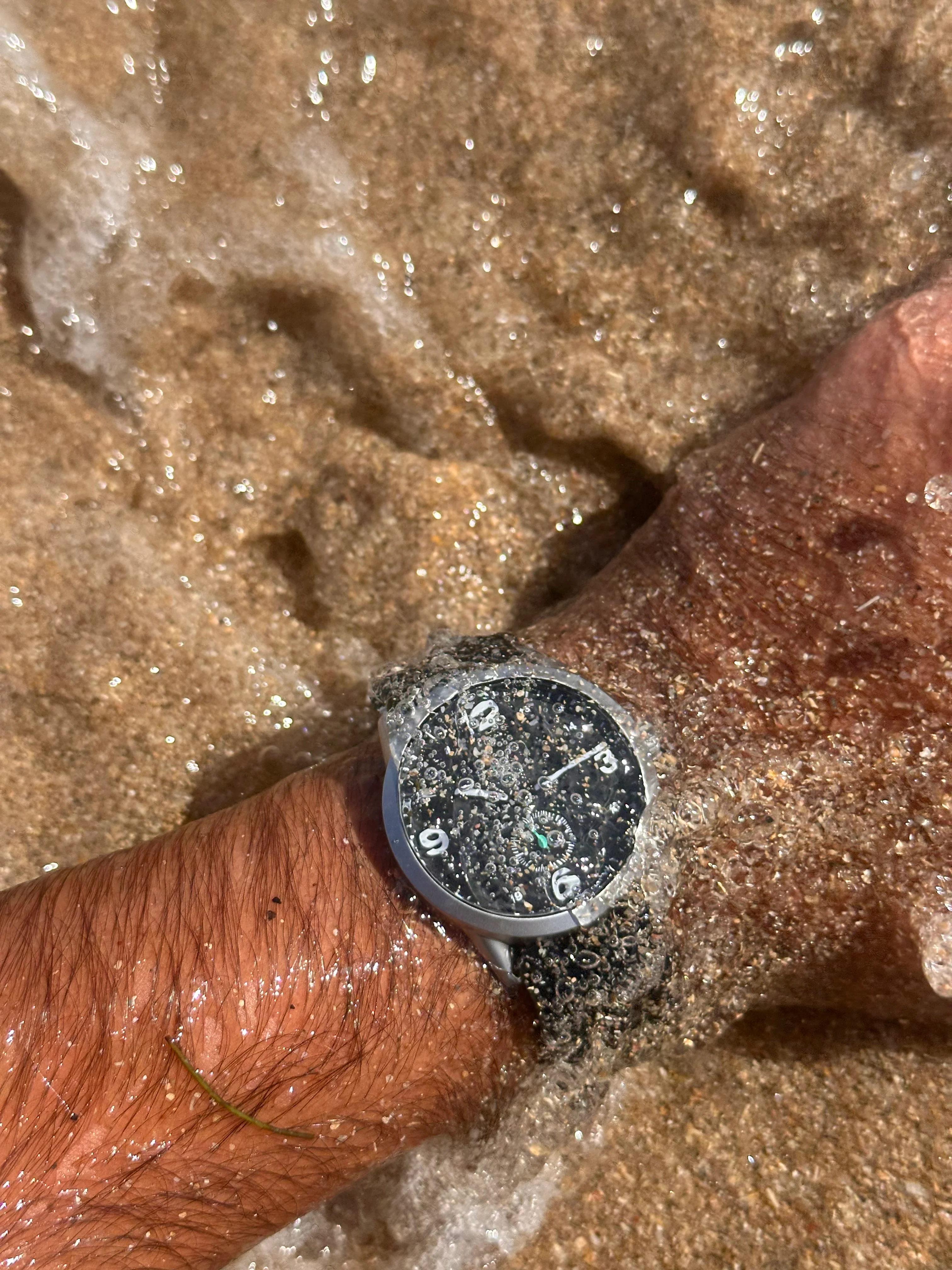 Geo Campo Noche Lumed Watch - 39mm - Silver thumbnail 4