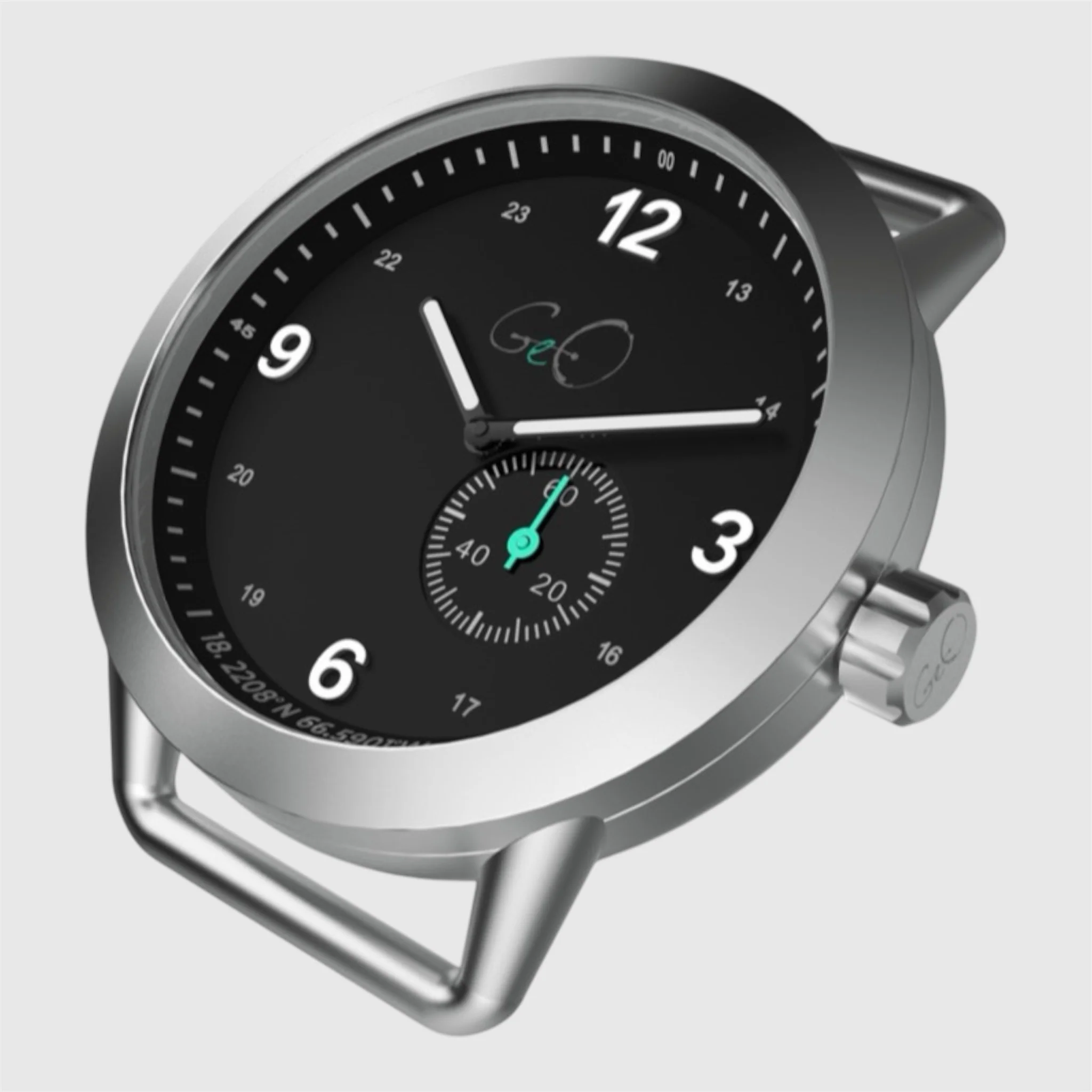 Geo Cofresi Tool Navigator Watch Stainless - Black Dial 41mm thumbnail 3