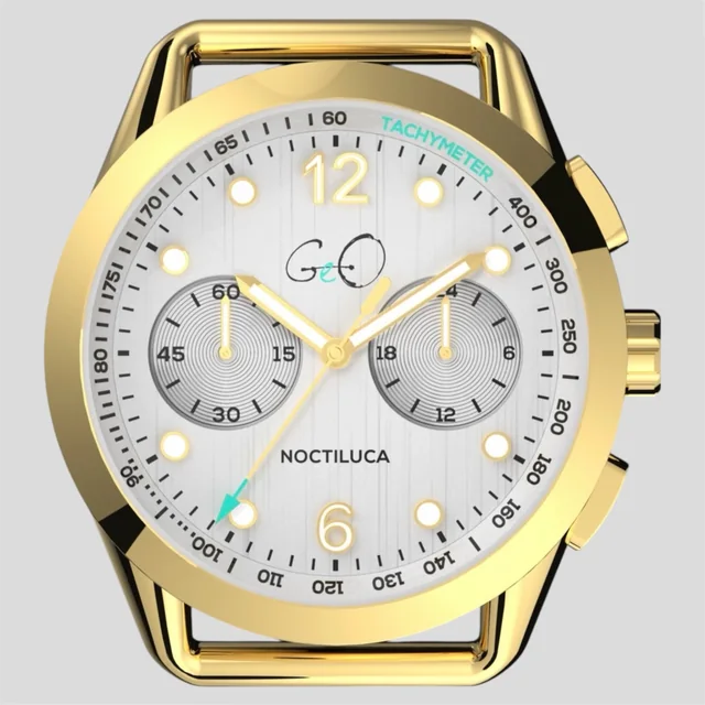 Geo Noctiluca Chronograph Two Tone
