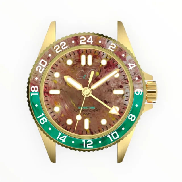 Geo Islandtime Automatic GMT Watch Vol.1.5. Gold