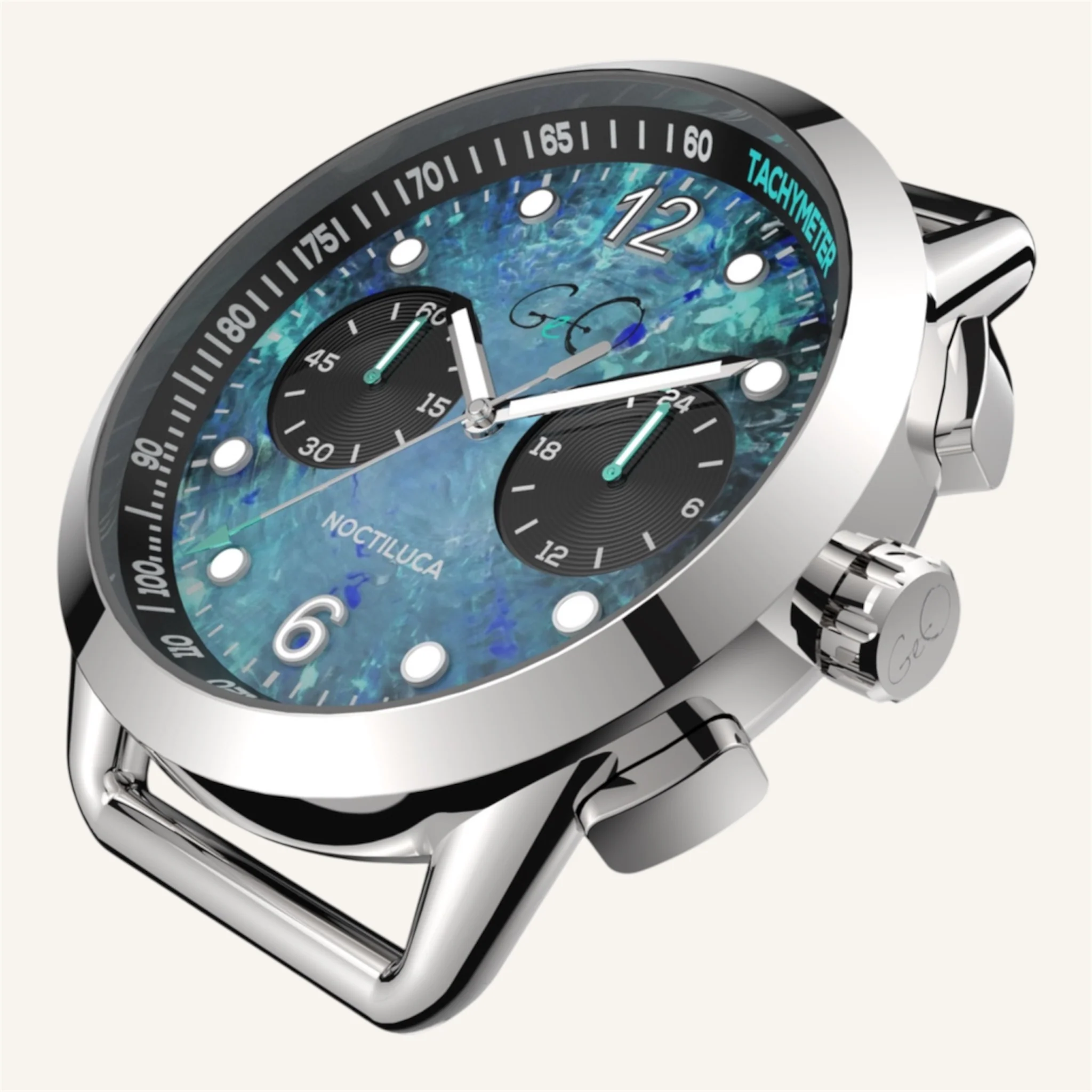 Geo Noctiluca Chronograph Limited Edition - Blue Dial thumbnail 2