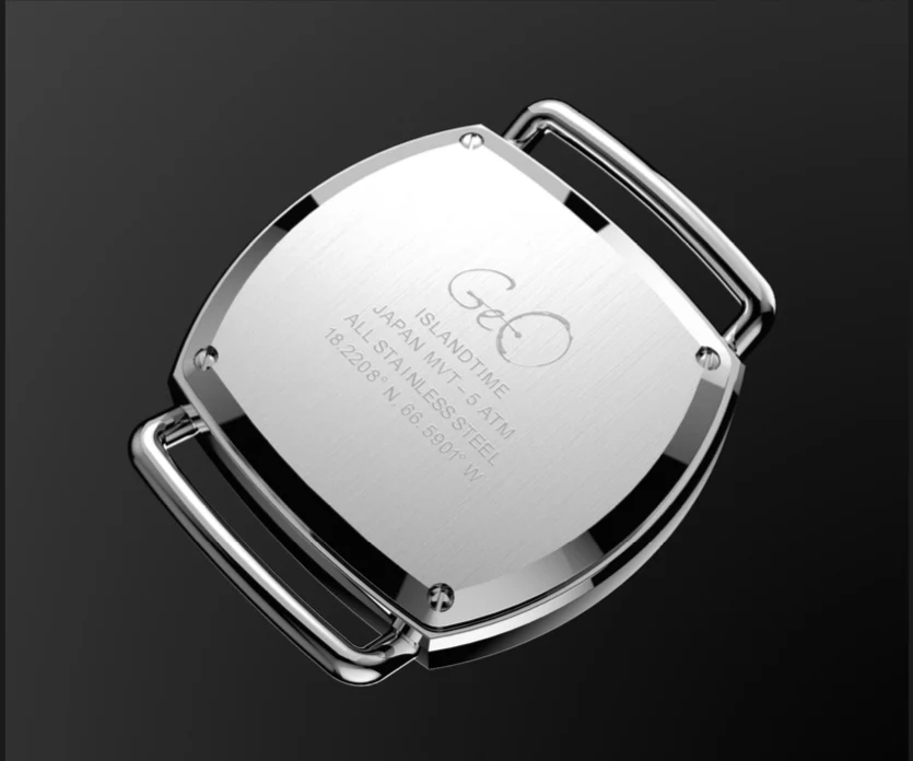 Geo Retro Future LED Digital SS Watch thumbnail 3