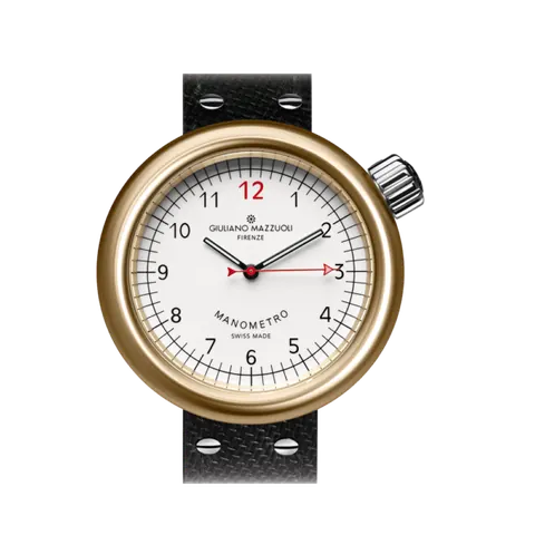 Manometro Bronze White