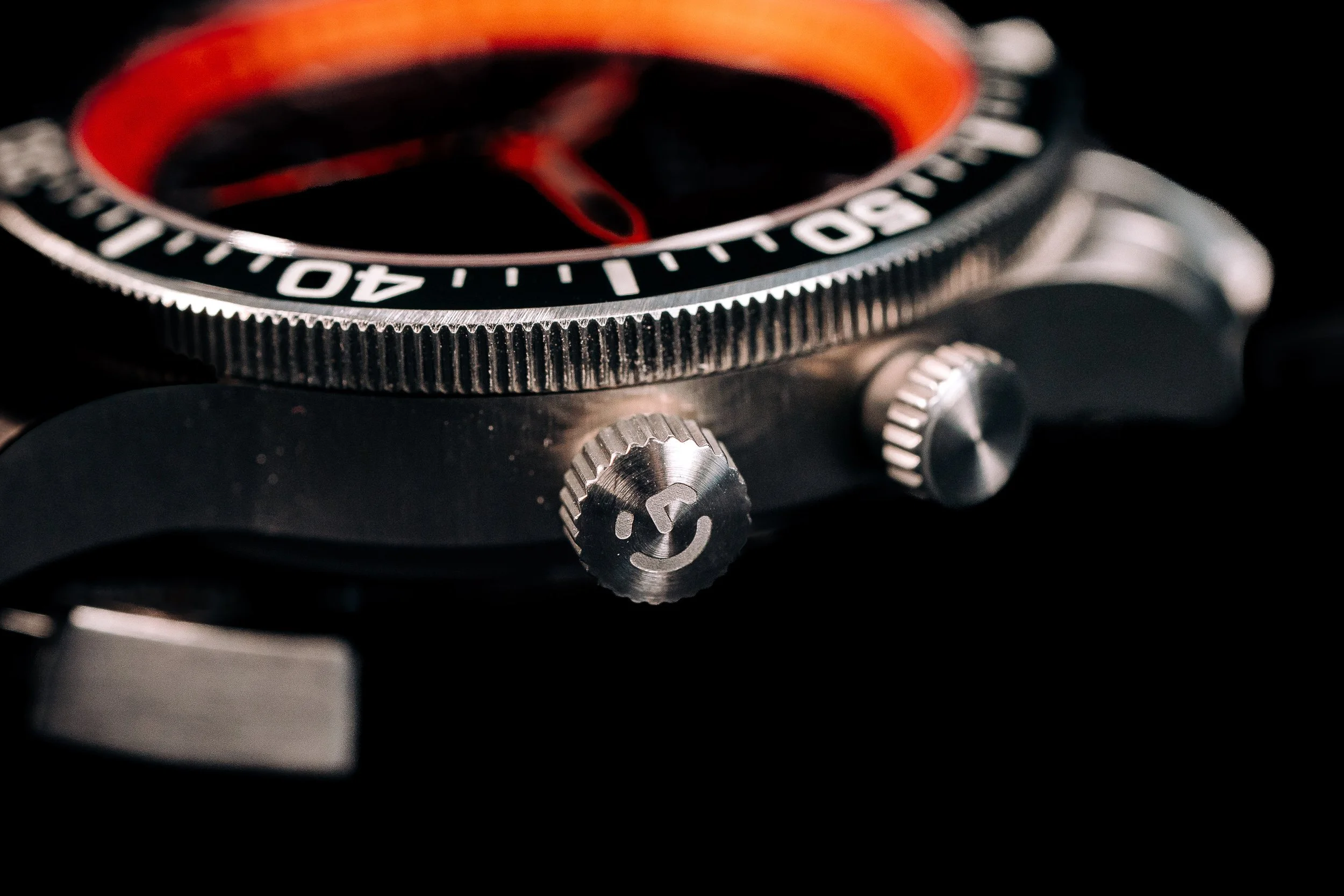 The Black/Orange Golby Aquareef Dual Timer Watch thumbnail 4
