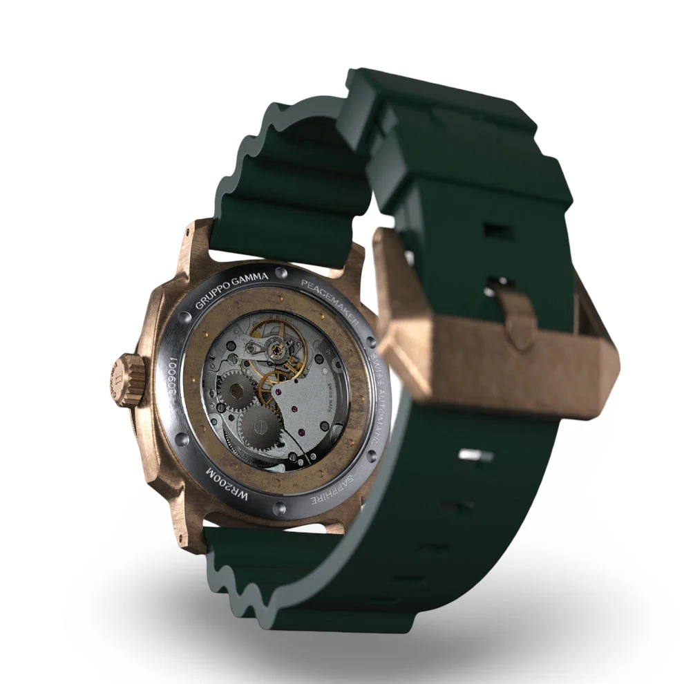 PEACEMAKER Bronze - Green Fumé Dial, Swiss Movt thumbnail 3