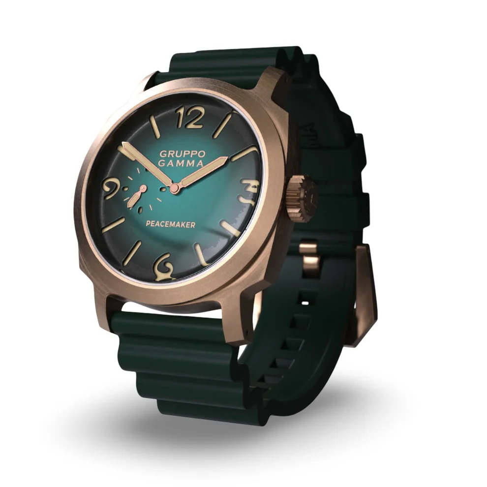 PEACEMAKER Bronze - Green Fumé Dial, Swiss Manual Movt thumbnail 3