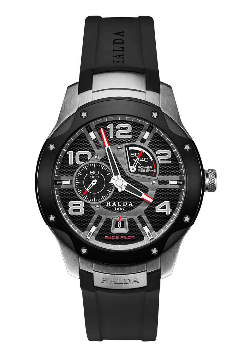 Silver Geneva, DLC bezel, Automatic watch selected view