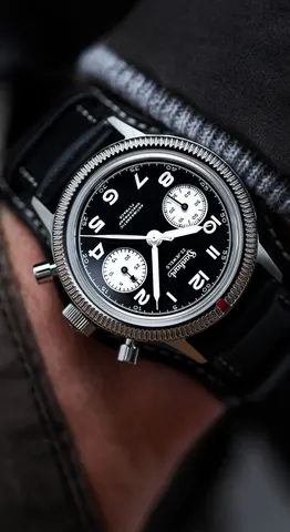 417 ES 1954 Flyback Reverse Panda, 39 mm