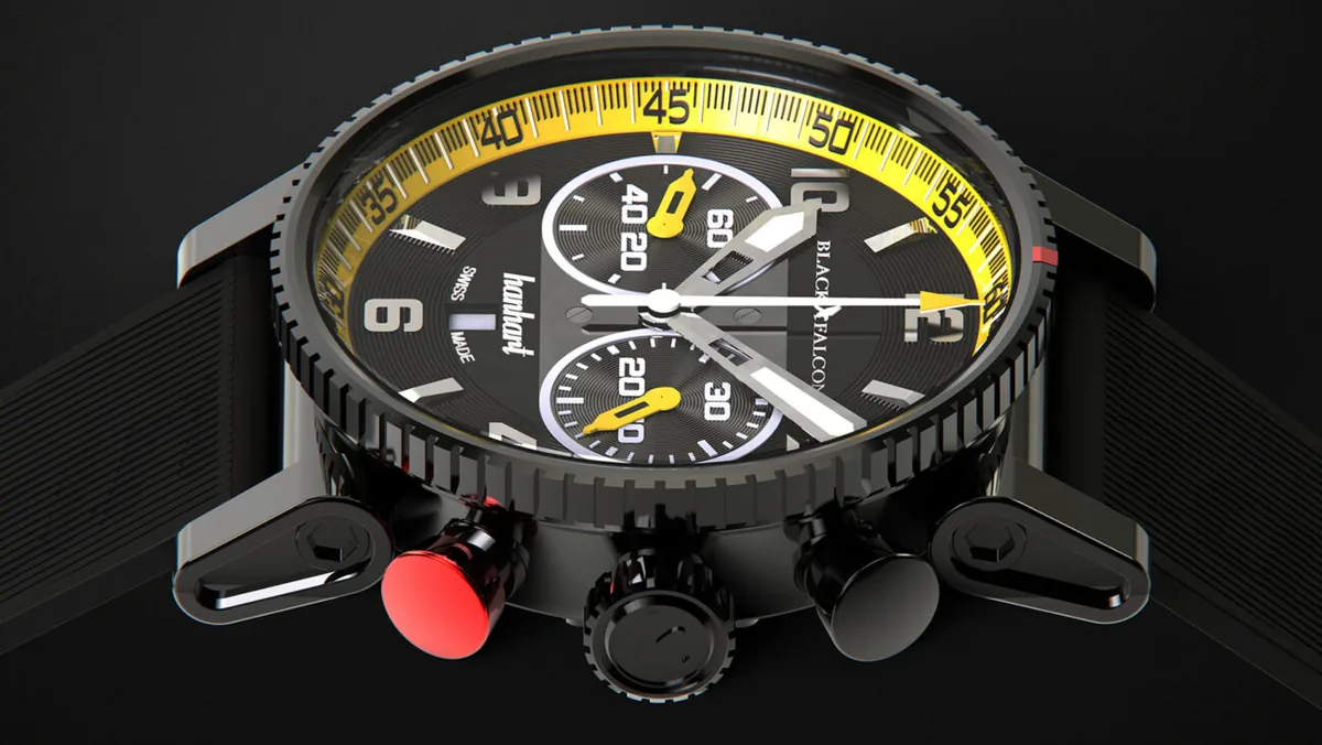 Black Falcon PRIMUS Race Winner, 44 mm selected view